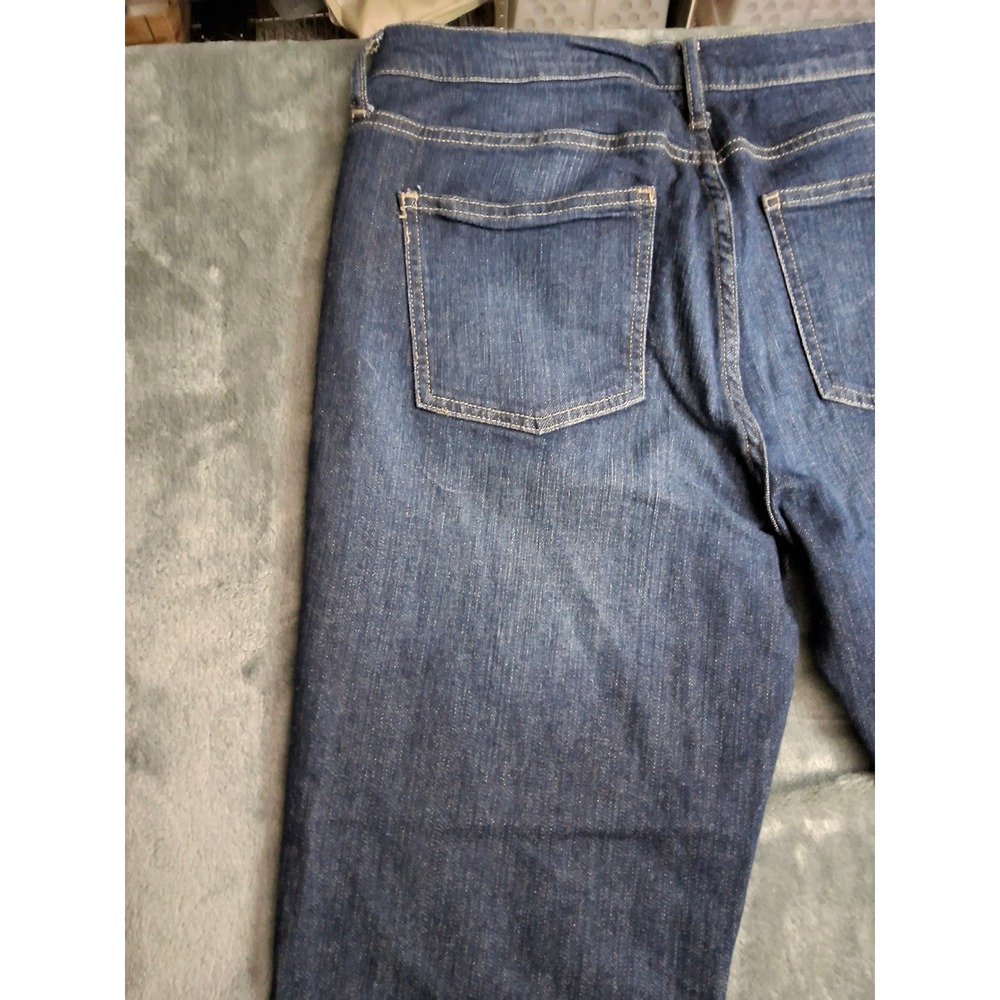 Banana Republic Womens Straight Leg Jeans Dark Wash Blue Denim Size 28/6 - Picture 12 of 13